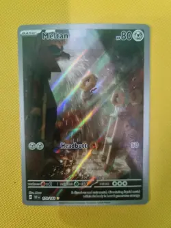 Pokemon Meltan TCG Holo Illustration Rare Card 179/162 Sv05: Temporal Forces - Image 2
