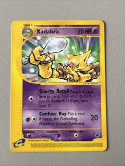 Kadabra 84/165 Expedition Uncommon Pokemon Card - NM - Image 1