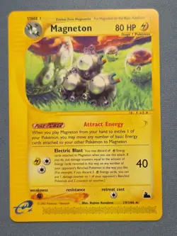 Pokemon TCG e-Card Series Skyridge Magneton 19/144 - Image 1