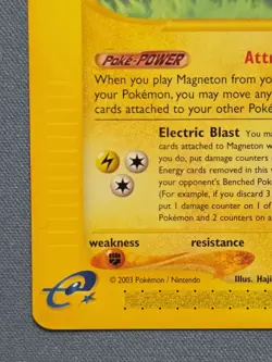 Pokemon TCG e-Card Series Skyridge Magneton 19/144 - Image 5