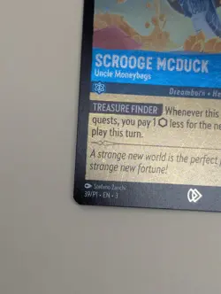Scrooge McDuck - Uncle Moneybags 39 Disney Lorcana Promo Cards Cold Foil - Image 3