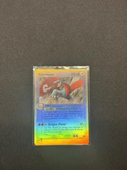 Pokemon TCG 2003 Salamence Card 19/97 Reverse Holo Rare EX Dragon NM/LP - Image 1
