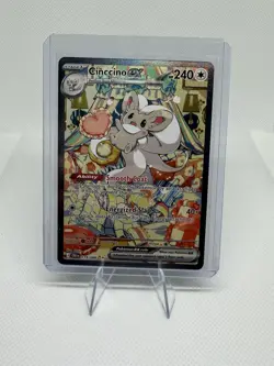 Pokemon TCG Chaos Rising Cinccino EX 119/086 SIR Card NM - Image 1