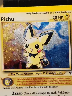 Pichu Holo Neo Genesis Card 12/111 Pokemon Tcg Trade Cute Collect Baby Pokemon - Image 5