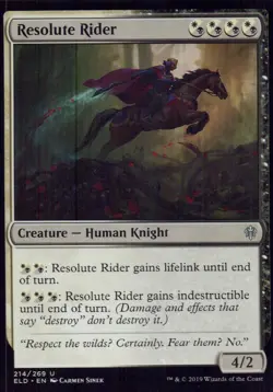 Throne of Eldraine #214 Resolute Rider - Image 1