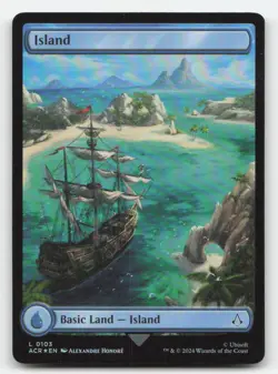 Island (0103) 103 Universes Beyond: Assassin's Creed MTG Foil NM - Image 1