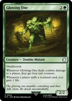 Glowing One -Foil Light Play MTG Universes Beyond: Fallout - Image 1