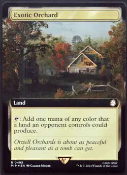 Exotic Orchard - 495 Extended Foil MTG Fallout - Image 1