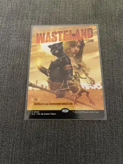 MTG - Wasteland - Secret Lair Encyclopedia of Magic A-Z - NM - Image 1