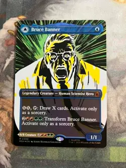 Bruce Banner // The Incredible Hulk (0390) - Foil - Borderless Marvel - Image 1
