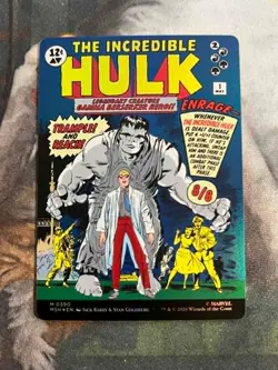 Bruce Banner // The Incredible Hulk (0390) - Foil - Borderless Marvel - Image 2