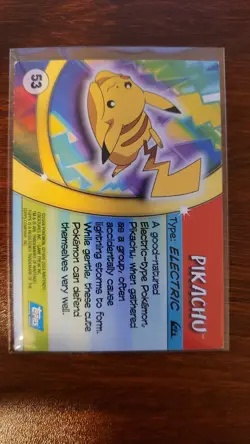 Pikachu #53 [Holo] - Topps Advanced Challenge 2004 - Moderately Played - Image 2