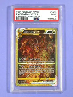 2023 Pokemon Crown Zenith Giratina VSTAR #GG69 PSA 9 - Image 1