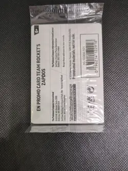 Pokemon TCG Team Rocket’s Zapdos - Destined Rivals GameStop Promo, Sealed - Image 4