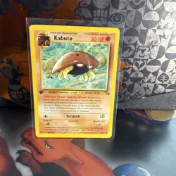 Kabuto 50/62 Common 1st Edition Fossil Pokemon Card - Image 2