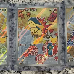 Pokemon First Partner Series 2 - Johto Starter Set Chikorita Cyndaquil Totodile - Image 4