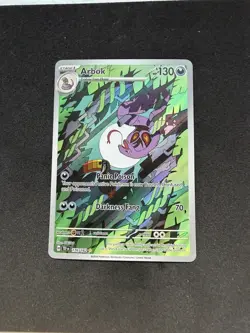 Pokemon TCG Arbok 176/162 SV05 Temporal Forces Illustration Rare Full Art NM!! - Image 1