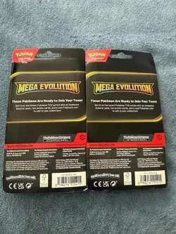ART SET Pokemon Mega Evolution Checklane Premium Blister Lycanrock And Wailord - Image 2