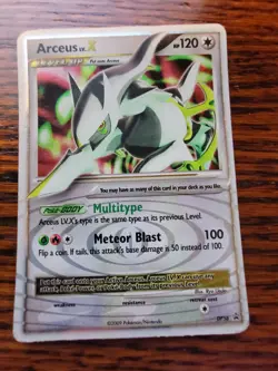 PL - Arceus X DP56 Promo Pokemon Card MP Diamond and Pearl Vintage Nintendo Era - Image 1