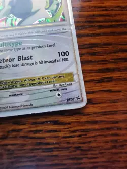 PL - Arceus X DP56 Promo Pokemon Card MP Diamond and Pearl Vintage Nintendo Era - Image 3