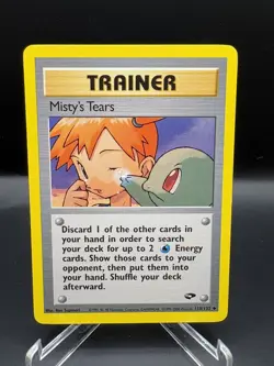 Pokemon TCG Misty's Tears 118/132 Trainer Gym Challenge Uncommon English LP/NM - Image 1