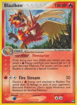 Pokemon TCG - Blaziken - 5/108 - Holo - Rare - Ex Power Keepers [Lightly Played] - Image 1