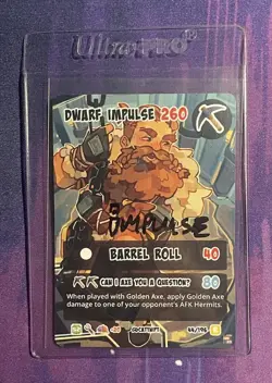 Hermitcraft TCG Series 2 Alt Ego Signed Rare Dwarf Impulse By Creo Cards - Image 1