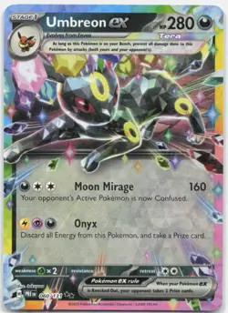 Umbreon ex 060/131 Holo Double Rare Prismatic Evolutions Pokemon Near Mint - Image 1