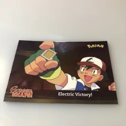 2001 Topps Pokemon Johto League Champions Screen Snaps Electric Victory NM HOLO - Image 1