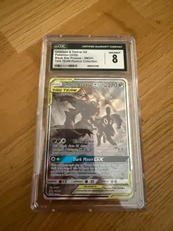 2020 POKEMON #SM241 UMBREON & DARKRAI GX CGC 8 - Image 3
