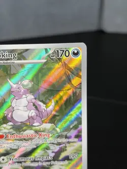 Nidoking 174/165 Illustration Rare Scarlet & Violet 151 Pokemon TCG English NM - Image 5