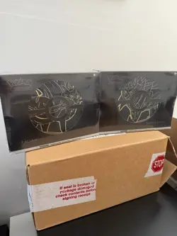 Pokemon TCG Zacian And Zamazenta ETB Elite Trainer Box ETB PLUS Sealed Pair - Image 1
