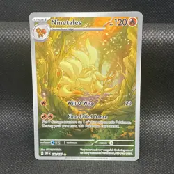 Ninetales 199/197 SV03: Obsidian Flames Holo Illustration Rare NM pokemon - Image 1
