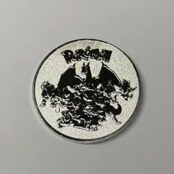 NEW Pokemon Celebi Premium High Quality Rare collectible Metal Silver Coin M/NM - Image 2