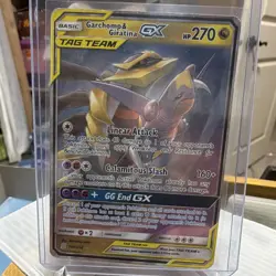 Garchomp & Giratina GX TAG TEAM 146/236 SM Unified Minds Holo UR EN 2019 270 - Image 1
