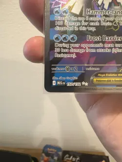 Pokemon TCG Mega Abomasnow EX 157/132 ME01 Mega Evolution Full Art Holo English - Image 5