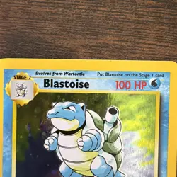 Pokemon Blastoise 2/130 Base Set 2 (LP) - Image 2