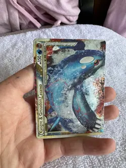 Pokemon TCG Kyogre & Groudon Legend (Top) 87/90 Undaunted Holo MP - Image 1