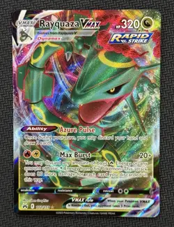 Pokemon Rayquaza VMAX Ultra Rare Full Art Holo SWSH07 102/159 - Image 1