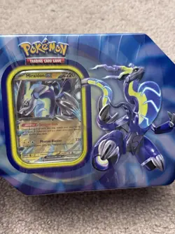 🔥2023 Pokemon TCG Paldea Legends Miraidon EX Tin w/5 Booster Packs/1 Foil Promo - Image 1