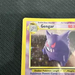 Pokemon Gengar 5/62 Fossil Unlimited Holo Rare Holo 1999 English Wizards - Image 2