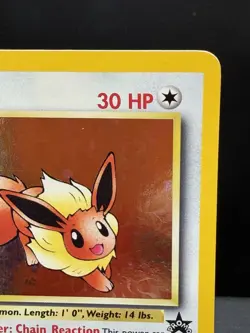 Pokemon TCG WOTC Eevee 11 Black Star Promo Cosmos Holo SWIRL LP/NM - Image 3