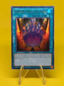Yugioh - Contract with the Abyss (MP22-EN250) - Ultra Rare 1st Edition - Image 1