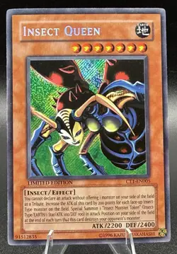 Yu-Gi-Oh! TCG Insect Queen CT1-EN005 Limited Edition FOIL - Image 1