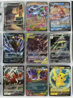 Pokemon Card Collection Binder Lot Holo Rare Tag Team Umbreon Darkrai Gengar - Image 1