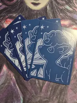 Pokemon Silver Tempest Vulpix Card Dividers Set Of 4 LP/NM - Image 1