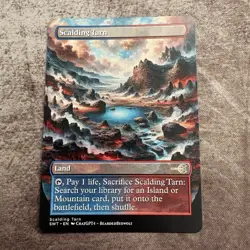 Scalding Tarn - Custom Art MTG Magic The Gathering Playtest Card - Image 1