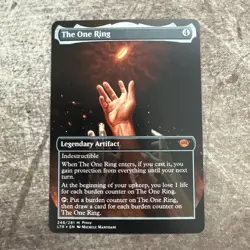 The One Ring - Custom Art MTG Magic The Gathering Playtest Card - Image 1