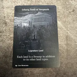 Urborg, Tomb of Yawgmoth - Custom Art MTG Magic The Gathering Playtest Card - Image 1