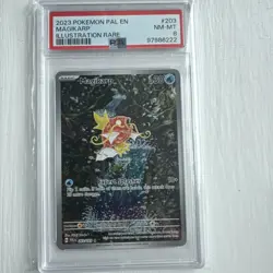 Pokemon TCG Magikarp Scarlet & Violet Paldea Evolved Holo Card 203/193 PSA 8 - Image 3